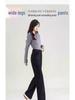 Women's 2025 High-Waisted Black Loose Straight-Leg Jeans: Slimming, Versatile, Wide-Leg Pants for Spring & Autumn