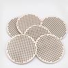 5pcs wood cross stitch, unfinished wooden oval/heart wood sweing kit for cross stitching DIY Engraving Painting Wedding Decor