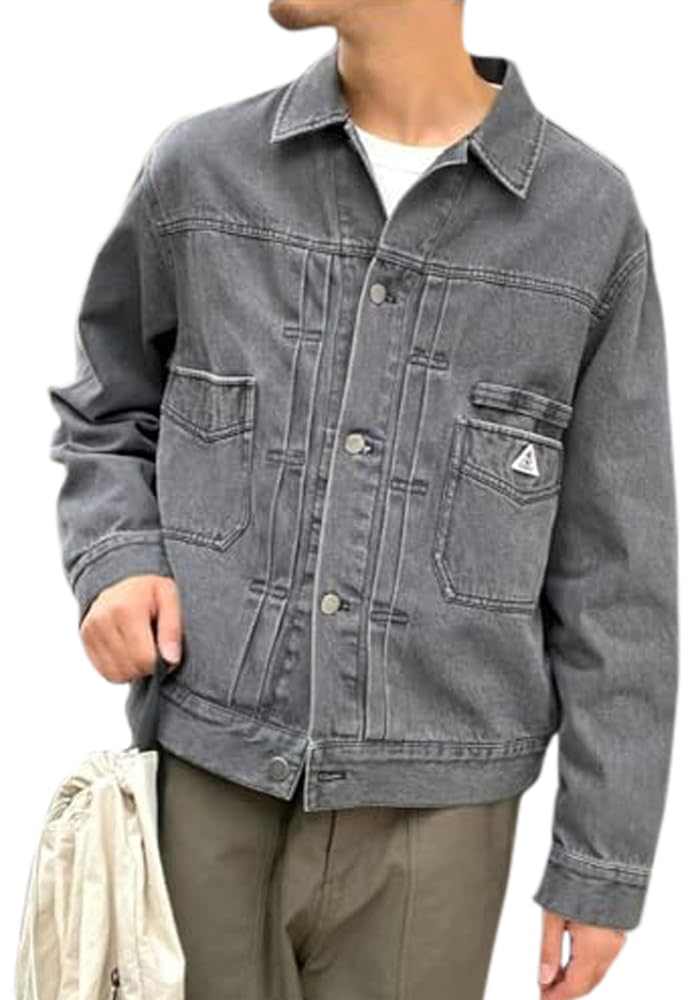 

[CIAOPANIC TYPY] GEVACO 10oz Denim Jacket TYZ2031207A0001 L Black