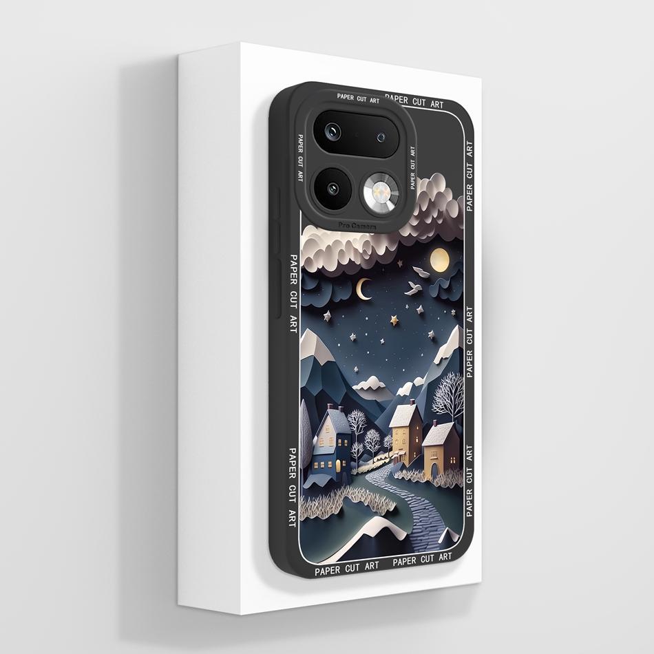 

Case For Realme 16 Pro Plus Artistic Style Liquid Silicone Camera Protection Shockproof Soft Back Covers For Realme 16Pro Funda Realme 16 Pro (5G)