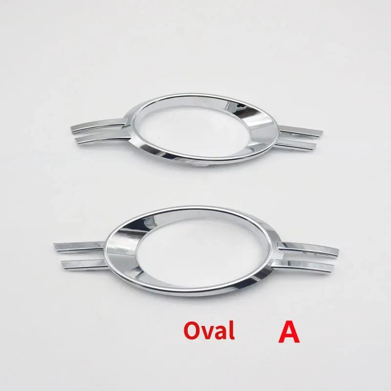 Car Front Bumper Fog Light Lamp Trim Frame Cap Chrome Cover For Mercedes Benz C-Class W204 C200 C230 C260 C280 2007-2011