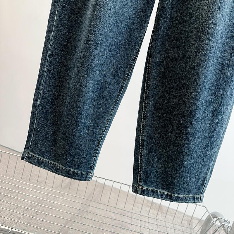 High-Quality Plus-Size Slimming Elastic Straight-Leg Pants for Women