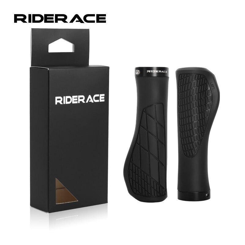 

Bicycle Grips Soft Rubber For MTB Mountain Bike Shockproof Anti-Slip Handlebar Cover Lock On Ergonomic Cycling Handle Bar Parts чорний