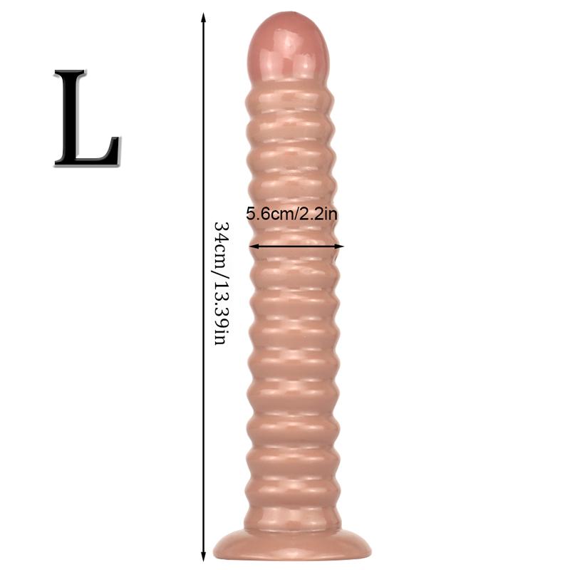 MoDi Dildo Stimolatore Vaginale Masturbatore Femminile Plug Anale Filettato Butt Plug