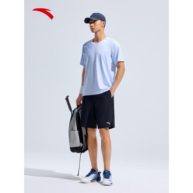 ANTA Men s Quick-Dry Badminton Two-Piece Set 3XL