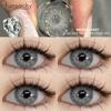 FUNSACHY 2 stk Grønne Kontaktlinser Naturlig Skjønnhet Høy Kvalitet Fargede Linser Skjønnhetskosmetikk Sminke Pupiller Øyekontakter Årlig