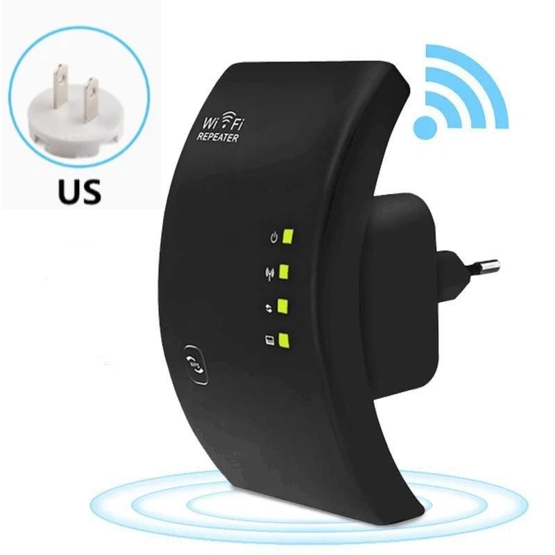 300Mbps WiFi Repeater 2.4G Unterstützt 10+ Geräte Signalverstärker Einfache Einrichtung Extender für Homeoffice