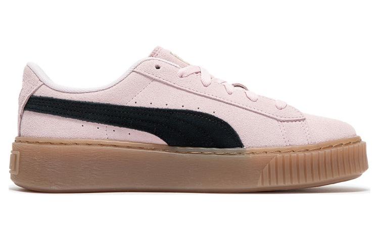 PUMA Suede Platform Shoes 'Pink Black Gum' Women's 397233-05