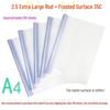 A4 Thickened Frosted Hard Shell Clip Folder, Extra Large 2.5cm Ring Binder, Holds 230 Sheets