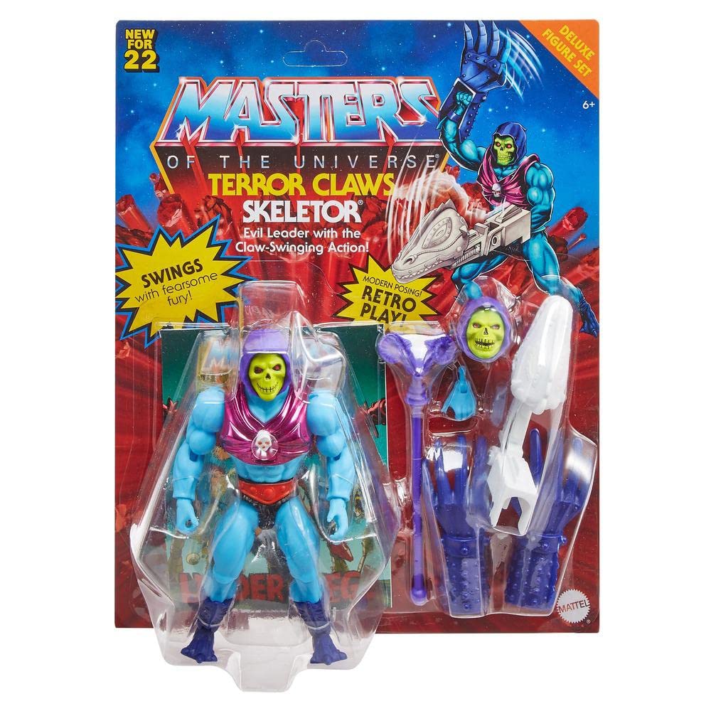 Masters of the Universe Origins Deluxe Figure Skeletor New for 22