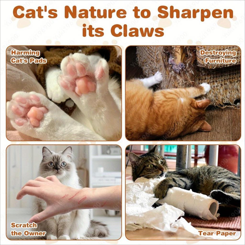 Kočičí hračka Škrabadlo, Akordeon s míčkem, Kouzelný orgán Kočičí škrabadlo, Skládací design, Uvolňuje úzkost a chrání nábytek