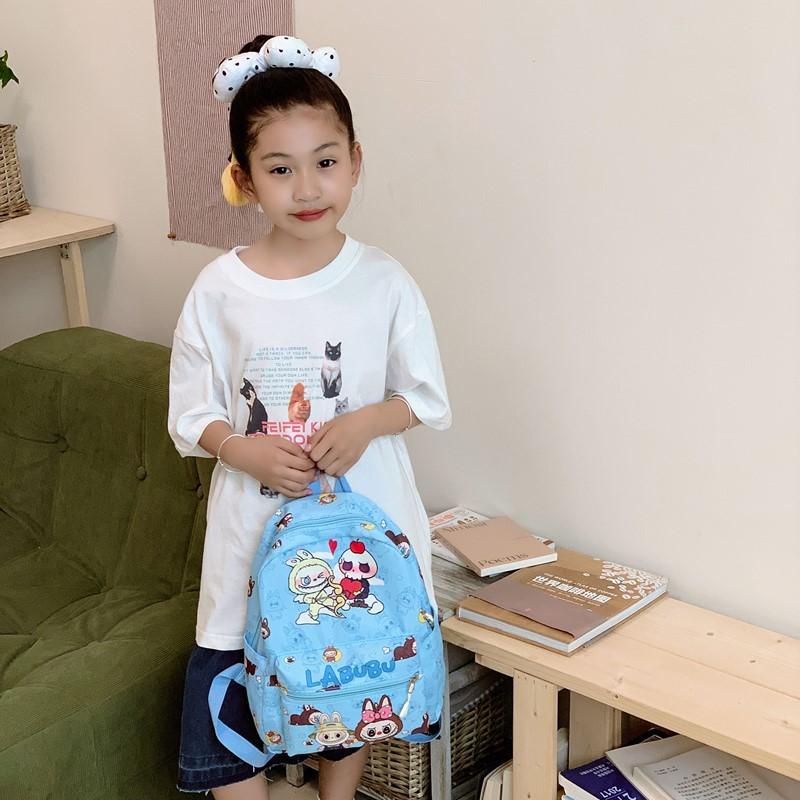 Cartoon Animation Boys And Girls Backpack Kindergarten Primary School Students Schoolbag Cute Printing Large Capacity Children'S Backpack Tide