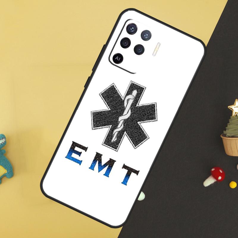 

Emergency Medical Star of Life Case For OPPO A16 A76 A96 A98 A78 A58 A5 A9 A15 A17 A77 A52 A72 A53S A57S A94 A74 A54 Cover OPPO A74 4G