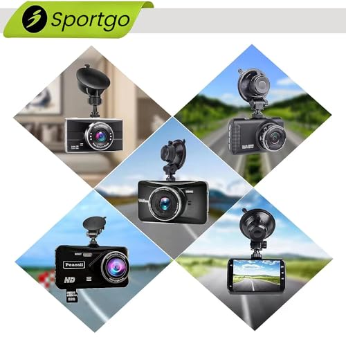 [Genuine iSportgo S501] Dash Cam Suction Cup Mount Suction Cup Holder Bracket General Type with 4mm Screw Adapter Compatible with CHORTAU OldShar