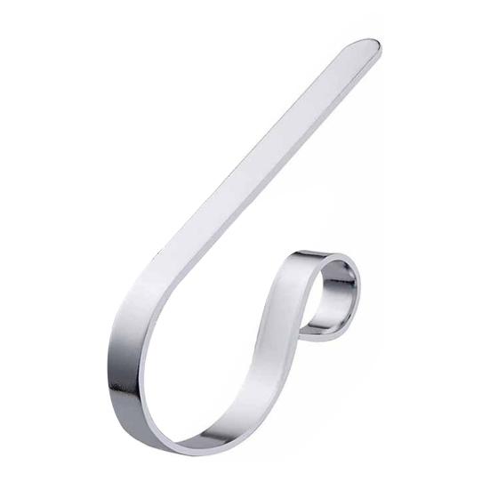 Scratch-Free Christmas Stocking Holder Metal Fireplace Stocking Hanger for Fireplace Mantel Xmas Party Decoration