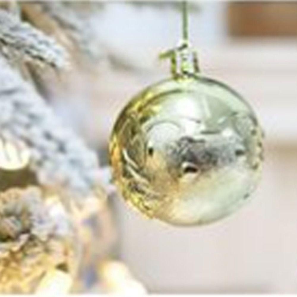 24pcs Delicate Christmas Painted Ball Creative Hanging Ornament Christmas Tree Pendant Office