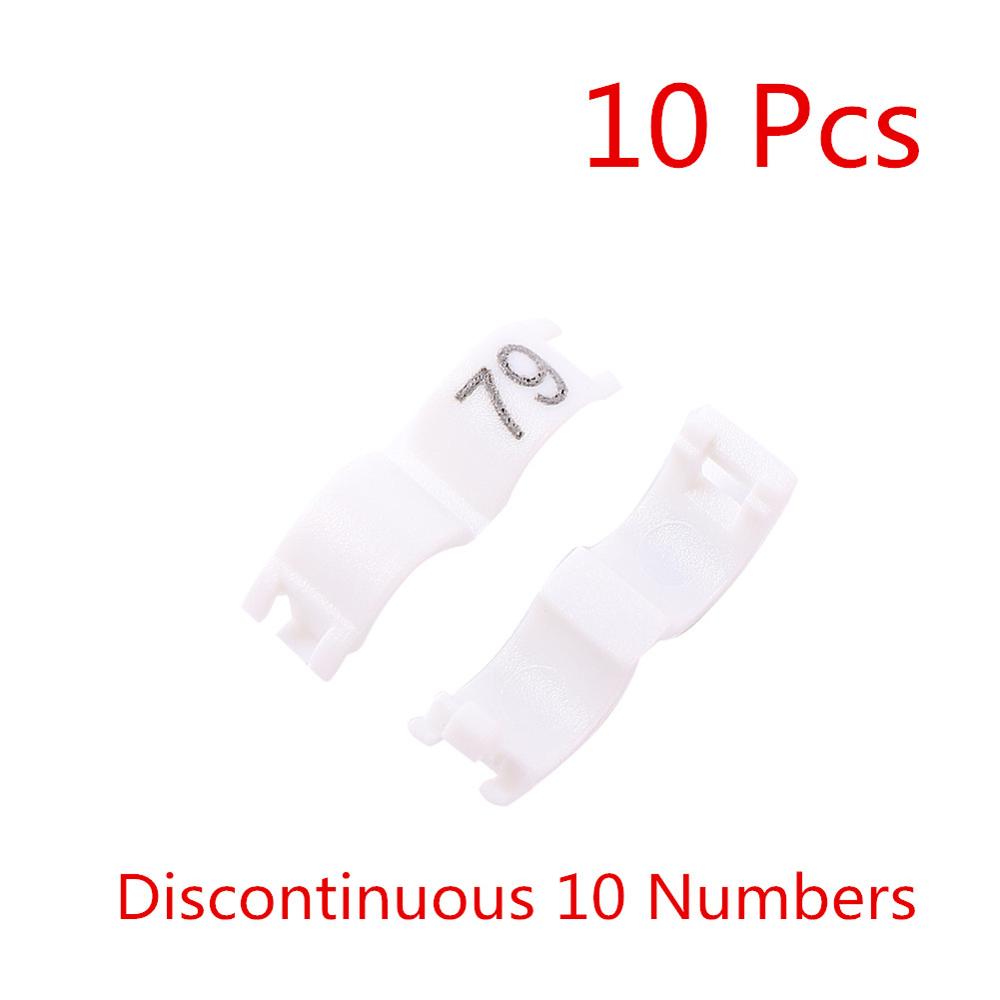 10 Pcs Inner 2.7/ 3/4/4.5/5mm Canary Clip Ring Bird Pigeon Parrot Leg Rings Small Birds Foot Rings With Number Bird Clip Ring