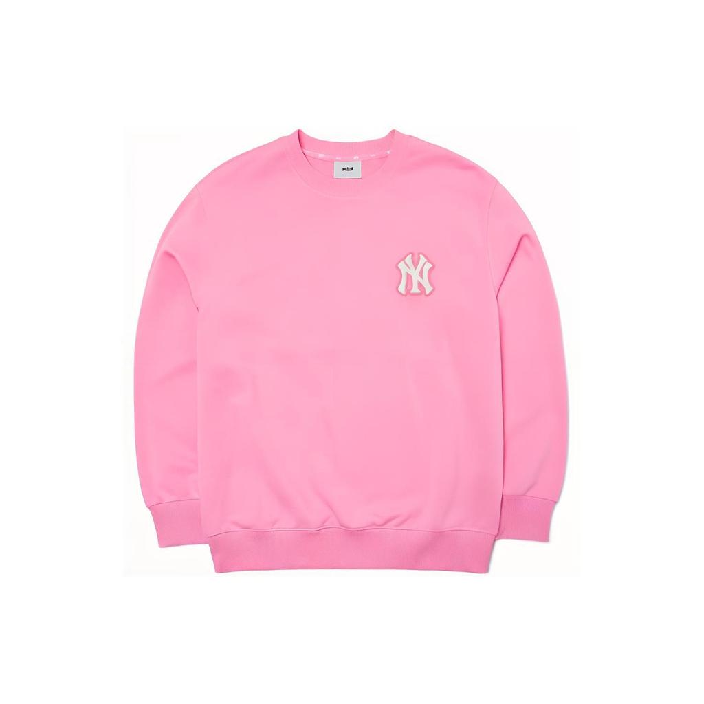 New MLB Mlb Base Logo Sweatshirt Unisex Pink 3AMTB0221-50PKS