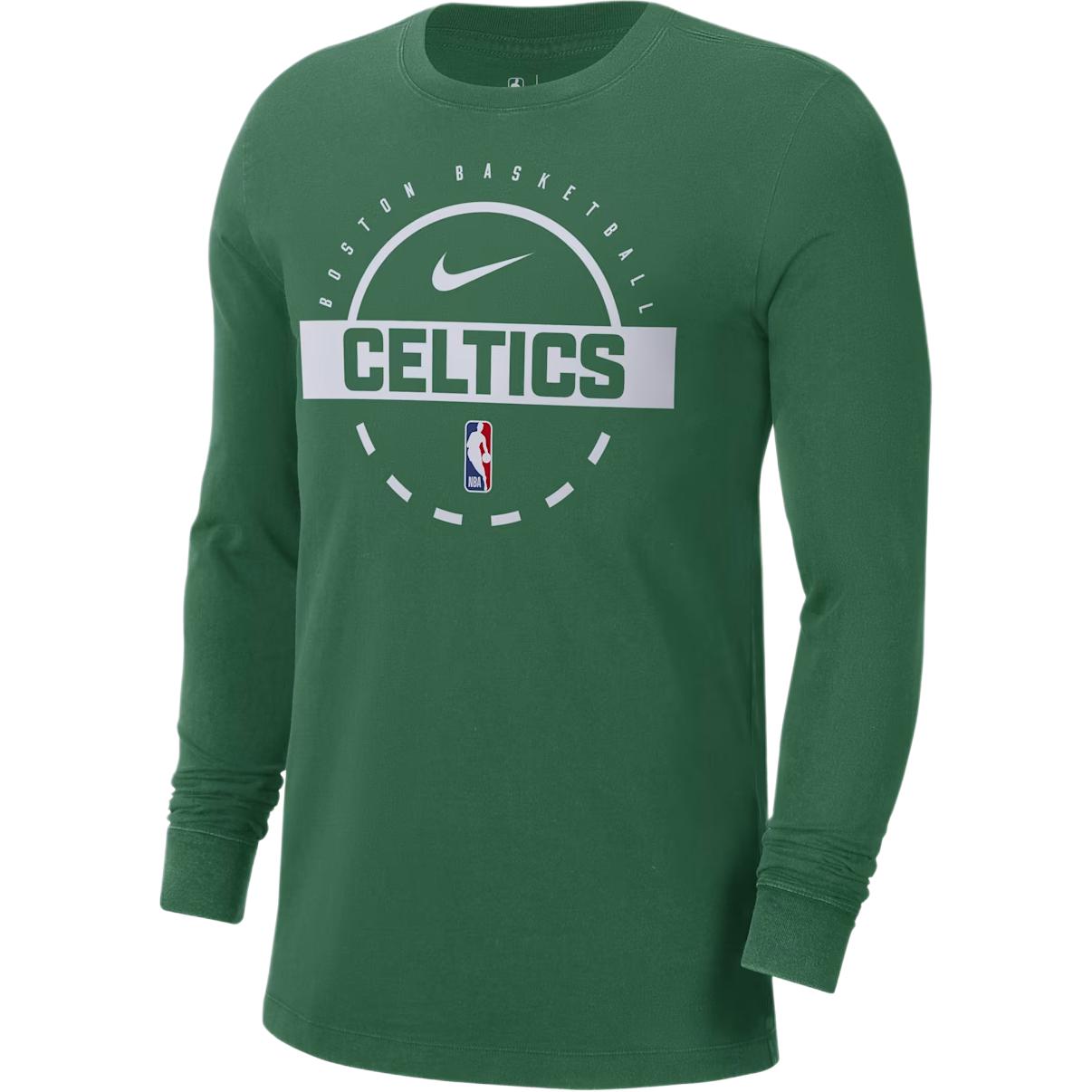 Nike NBA Boston Celtics Pullover Crew Neck Long Sleeve T-Shirt Men tops HQ9807-312 M