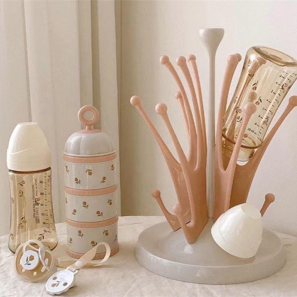 3 Layers Baby Milk Powder Box Tulip Portable Formula Dispenser Kids Snack Container  Travel