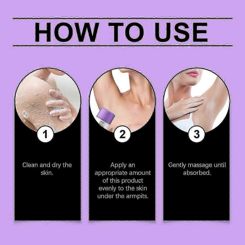 Long-Lasting Underarm Treatment Stick - Refreshing Lavender Scent, Mild Anti-Perspiration, Skin-Friendly Body Care