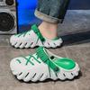 Nuove 2025 Moda Uomo Sandali da Esterno Scarpe da Spiaggia Estive Fondo Spesso Traforate EVA Traspiranti Slip-On Ciabatte da Acqua Coppie
