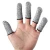 10Pcs Anti-Cut Finger Cover Finger Protector Sleeve High-Strength Safety Flexible Anti Cut Fingertip Gloves Kitchen Tool