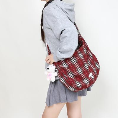 Bolsa Casual de Estudante, Bolsa Tote de Grande Capacidade, Bolsa Transversal
