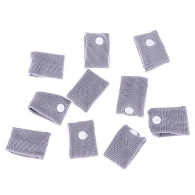 5 Pairs/10Pcs Blue Motion Sickness Wristband Nausea Relief Travel Boat Car