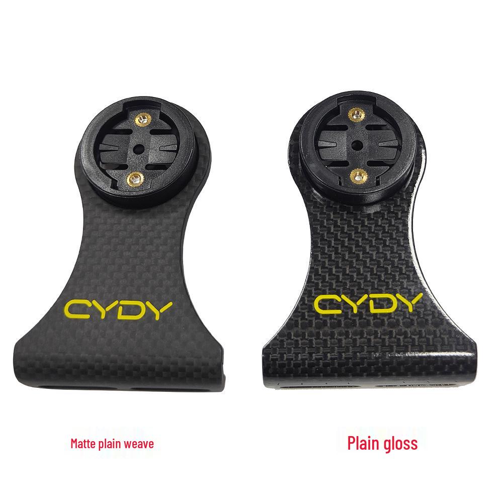 CYDY Carbon Fiber Bike Computer Mount for Garmin, Bryton, XOSS, Wahoo - Bicycle Extension Seat