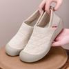 Flat Heel Solid Color Flying Woven Casual Pointed Shallow Single Shoes for Women Pleasure