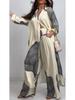 2025 European & American Style Seven-Sleeve Women's Cardigan & Pants Casual Set