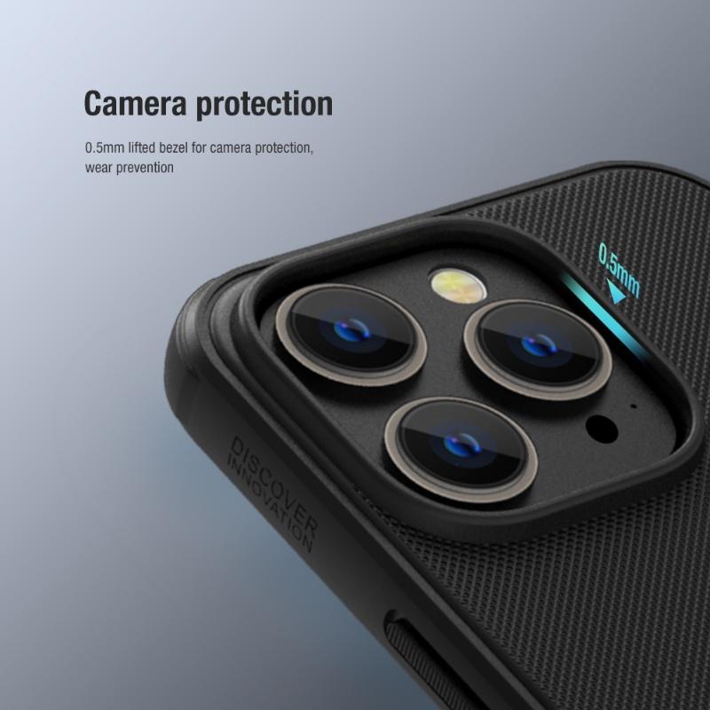 NILLKIN PC + TPU Shield Pro Magnetisk Telefondeksel For iPhone 15 Pro Max 15 Plus 15 Pro Deksel Ultratynt Anti-fingeravtrykk Bakdeksel
