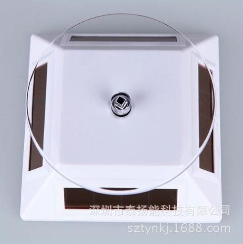 Solar-Powered 360° Rotating Display Stand for Jewelry & Digital Products