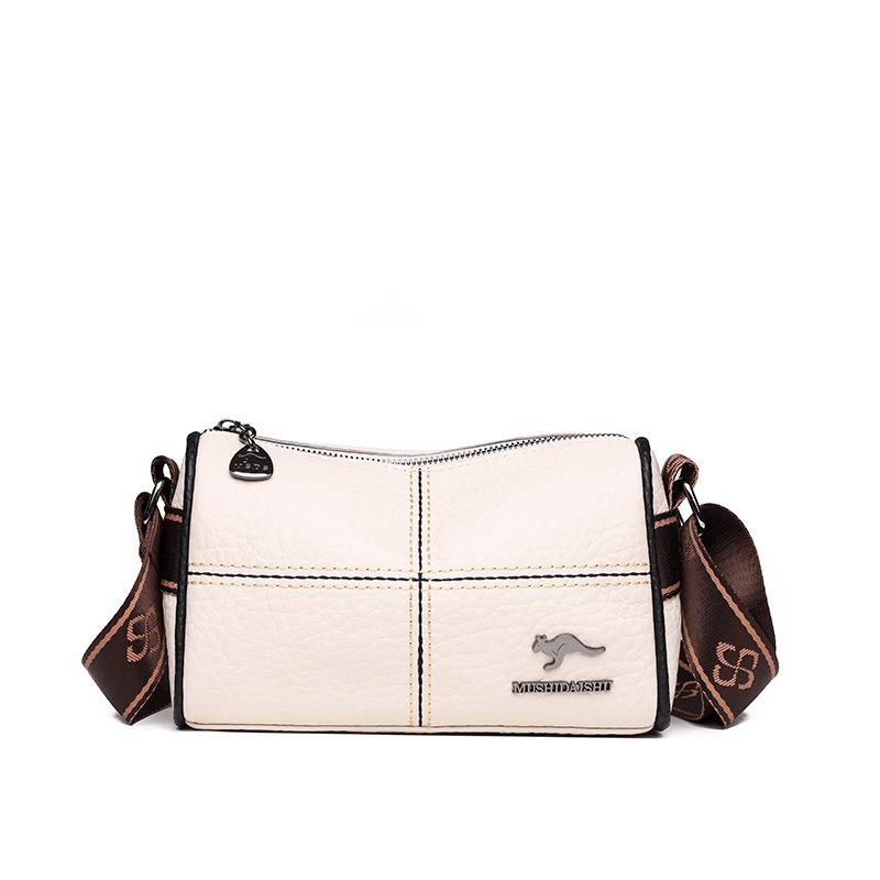 Women's Genuine Leather Crossbody Saddle Bag