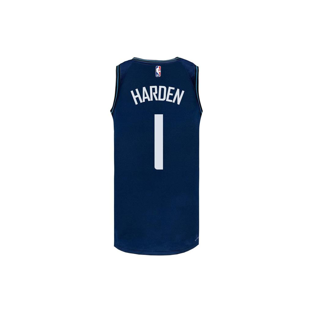 Nike Dri-FIT 2023-24 Los Angeles Clippers City Edition James Harden Letter Print Crew Neck Basketball Jersey Unisex jersey Blue DX8535-419