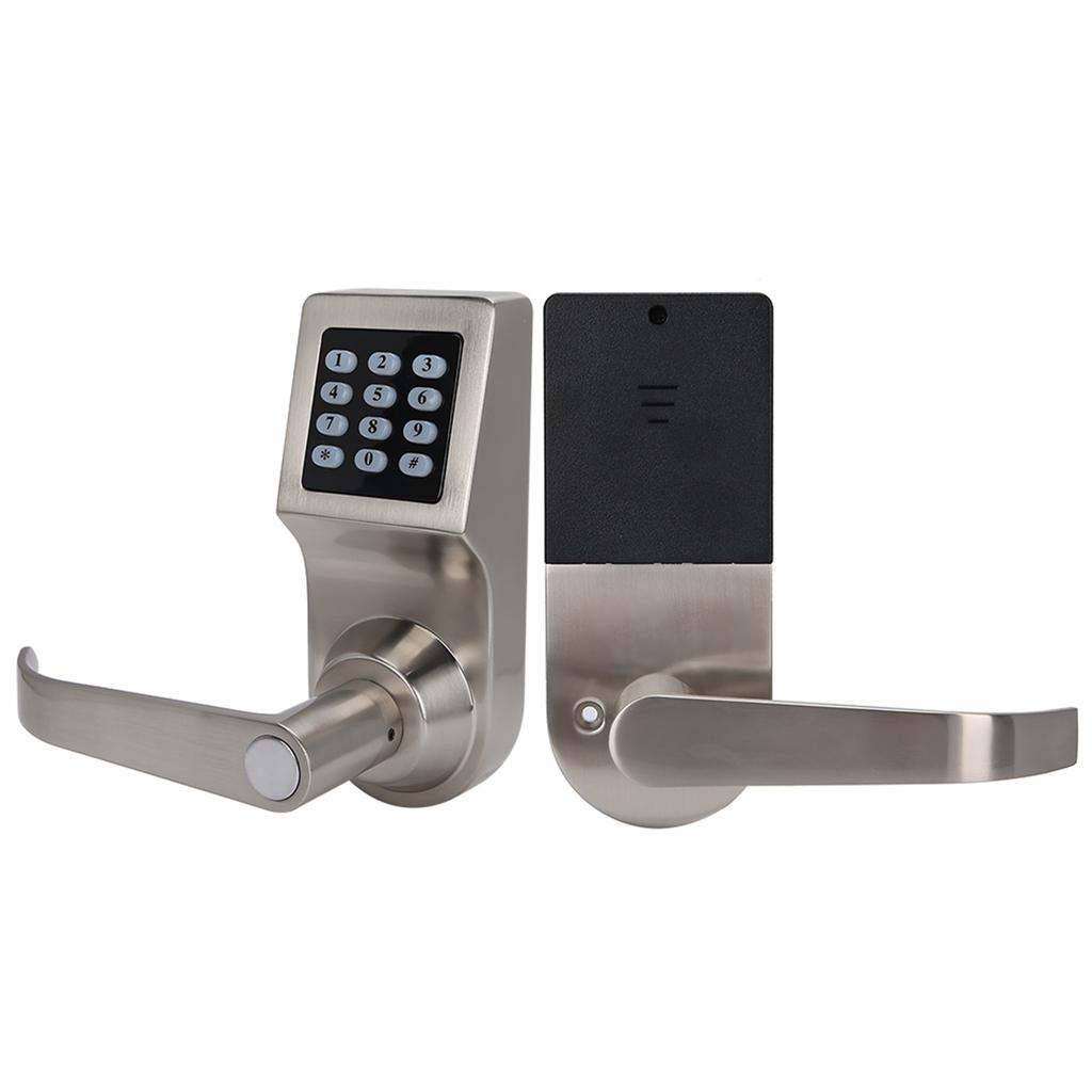 Induction Electronic Password Lock Smart Digital Door Lock with IC Card Codes and Key Unlocking Security Entry