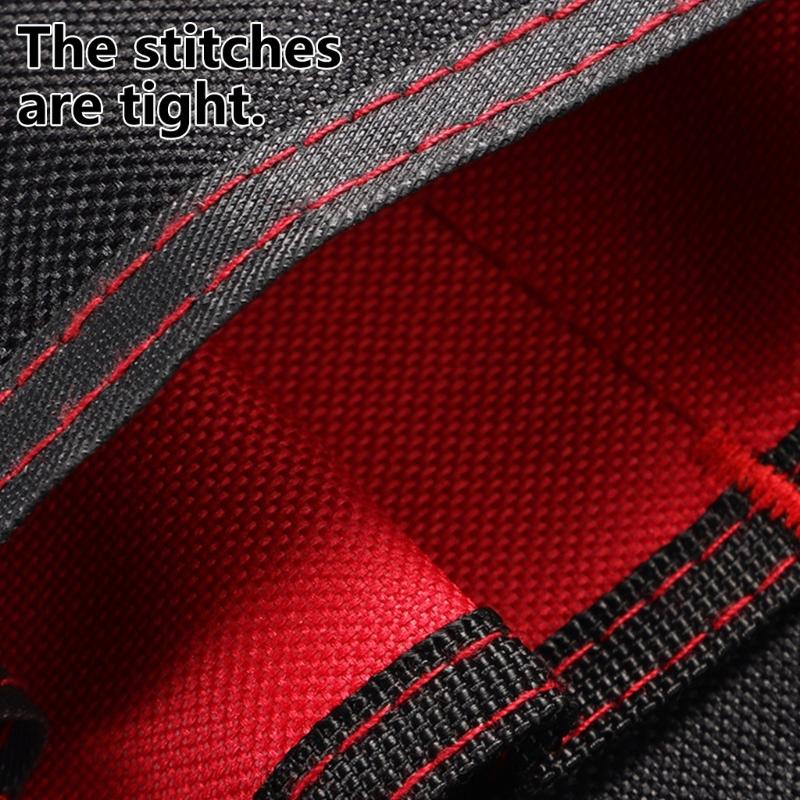 Heavy Duty Tool Bag Pouch With Multiple Pockets For Easy Organization And Large Capacity Storage Of Hardware Accessories