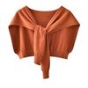 Korean Cashmere Wool Knit Women Fake Collar Shawl Summer Air Conditioned Shoulder Protect Cervical Spine Thicken Warm Scarf Q36