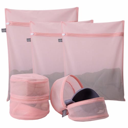 Kimmama Mesh Laundry Bag, Zippered Net Washing Sack, Dryer Pouch for Washing and Drying Clothes and Fabrics, Suitable for Clothing, Sweaters, Delicate