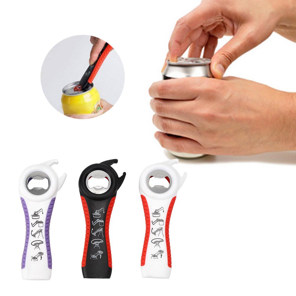 Household 5In1 NonSlip Bottle Lids Jar Can Opener Manual Opener Tools Kitchen Utensils