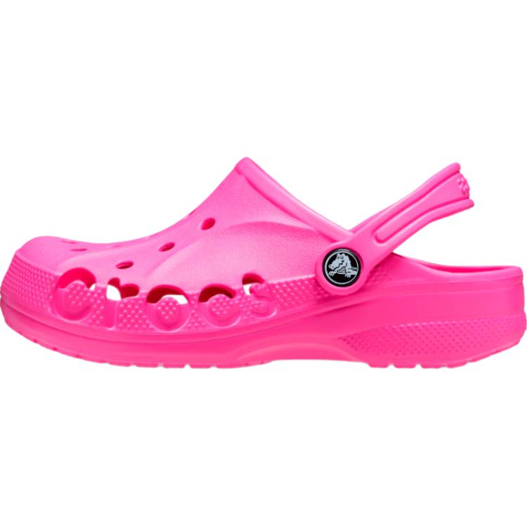Crocs Baya Clog Comfortable Fashion Non-Slip Durable Low-Top Sandals Kids sandals Pink 207013-6QQ 28-29