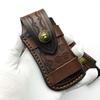 Klappmesserscheide, Messerscheide aus vollnarbigem Rindsleder, für Klappmesser, Messerscheide, Haushaltsobst, Taschenmesser, Aufbewahrung