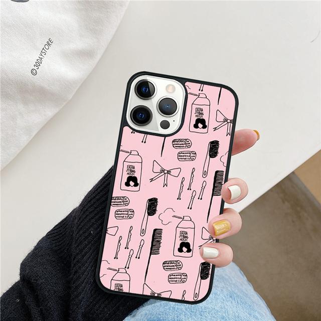 Scissors and Combs Barber Shop Hair Stylist Phone Case Cover For iPhone 17 Air 15 16 Pro Max 14 13 12 11 Pro Max Plus SE