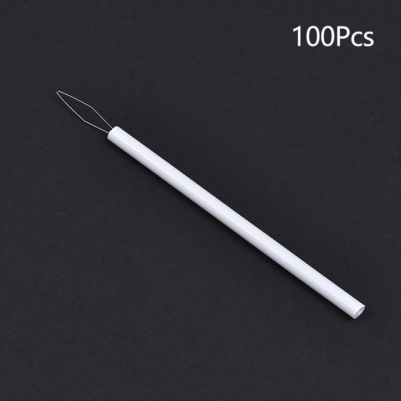 100Pcs Essential Plastic Threading Tool Set For Sewing - A Convenient Sewing Tool Suitable For Beadwork And Handicrafts
