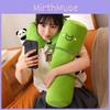 Bamboo Long Panda Pillow  Soft Plush Toy For Girls Bed  Stuffed Doll Animal