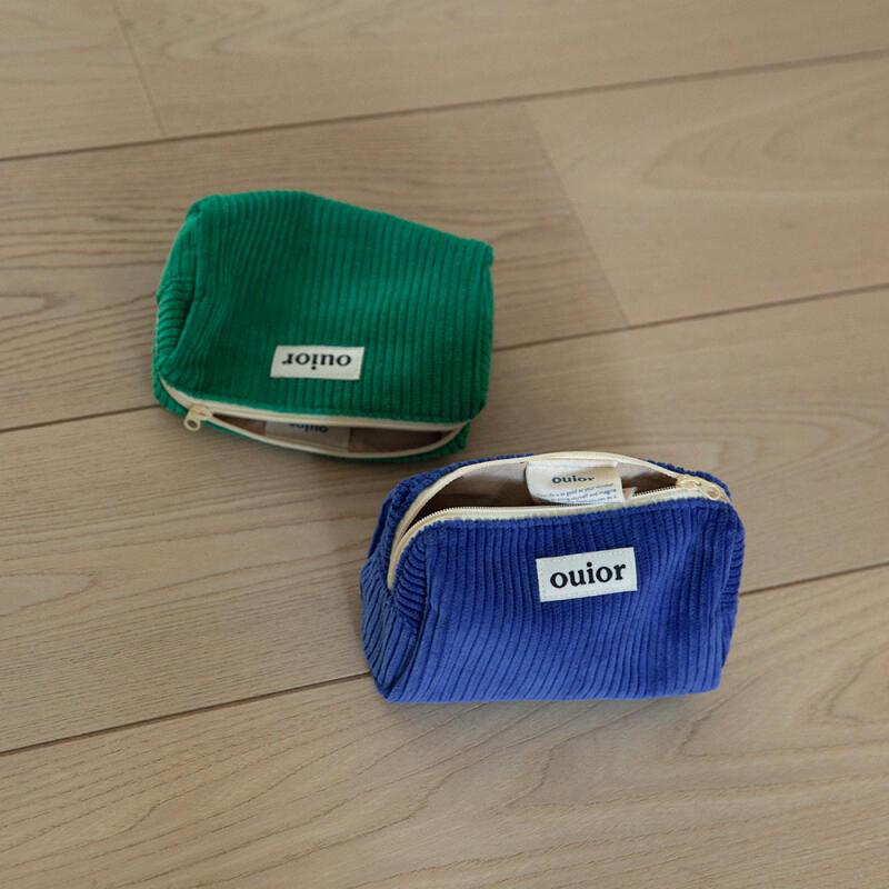 Everyday Corduroy Pouch (10 colors) (single item)