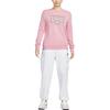 New Nike Sportswear Club SS25 Sweatshirt Women's Elemental Pink/Heather HJ0981-699