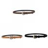 Womens Genuine Leather Retro Waist Belt With Needle Buckle For Daily Use