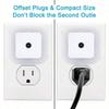6 Units LED Night Lights, Plug & Play Portable Design, Auto Sensor, Hallway Bedroom Night Lights for Household Decoration